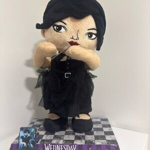 Wednesday Doll with Tulle Dress - Brand New